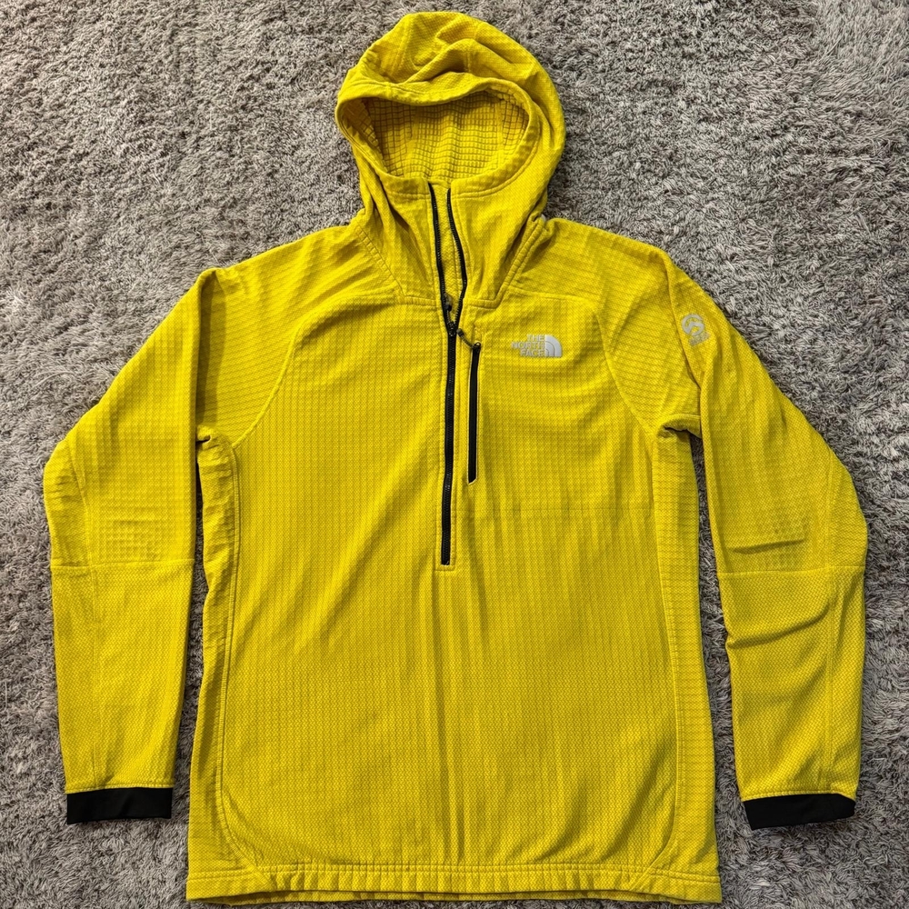 The North Face Summit L2 Fuse Form Yellow Hooded Fleece